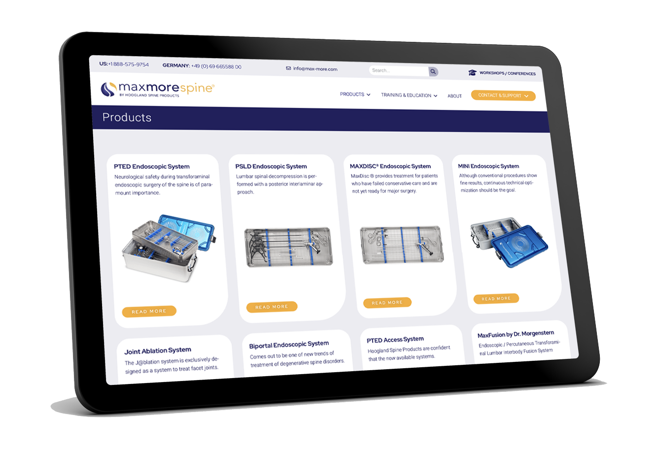 Google ads voor maxmorespine